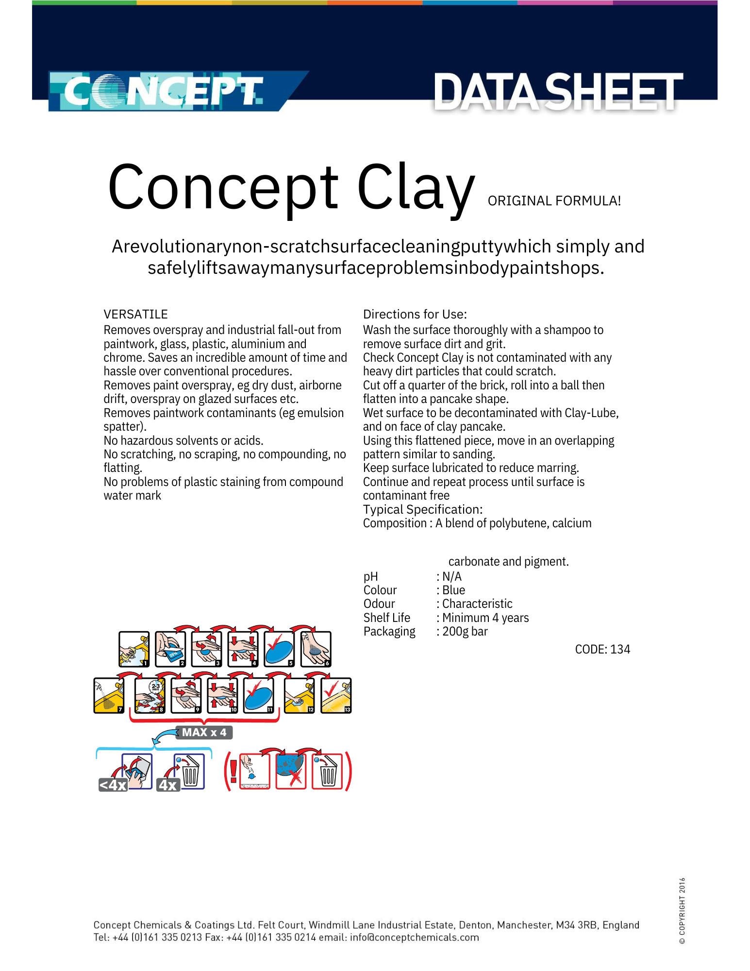 Concept Cleaning Clay