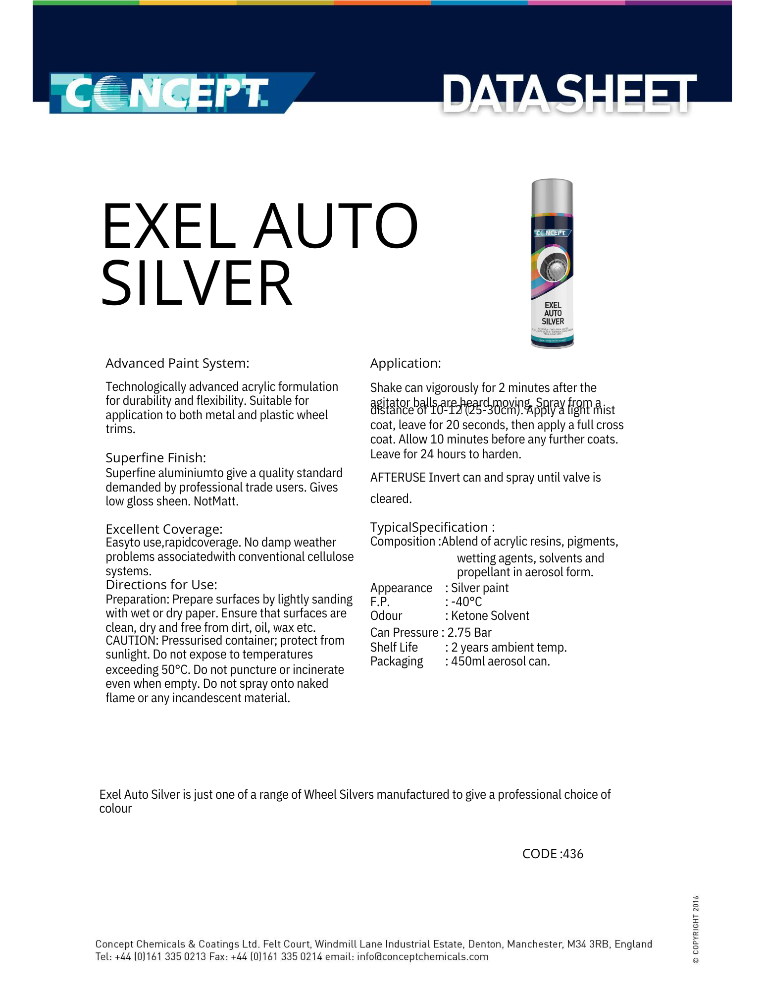 CONCEPT Wheel Silver Spray