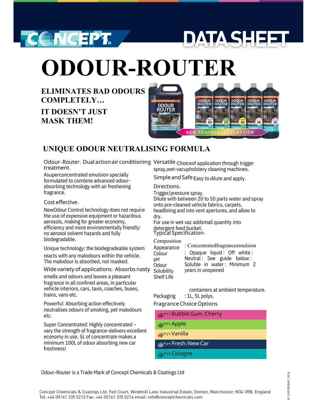CONCEPT Odour Router – Effektiv luktfjerner for interiør