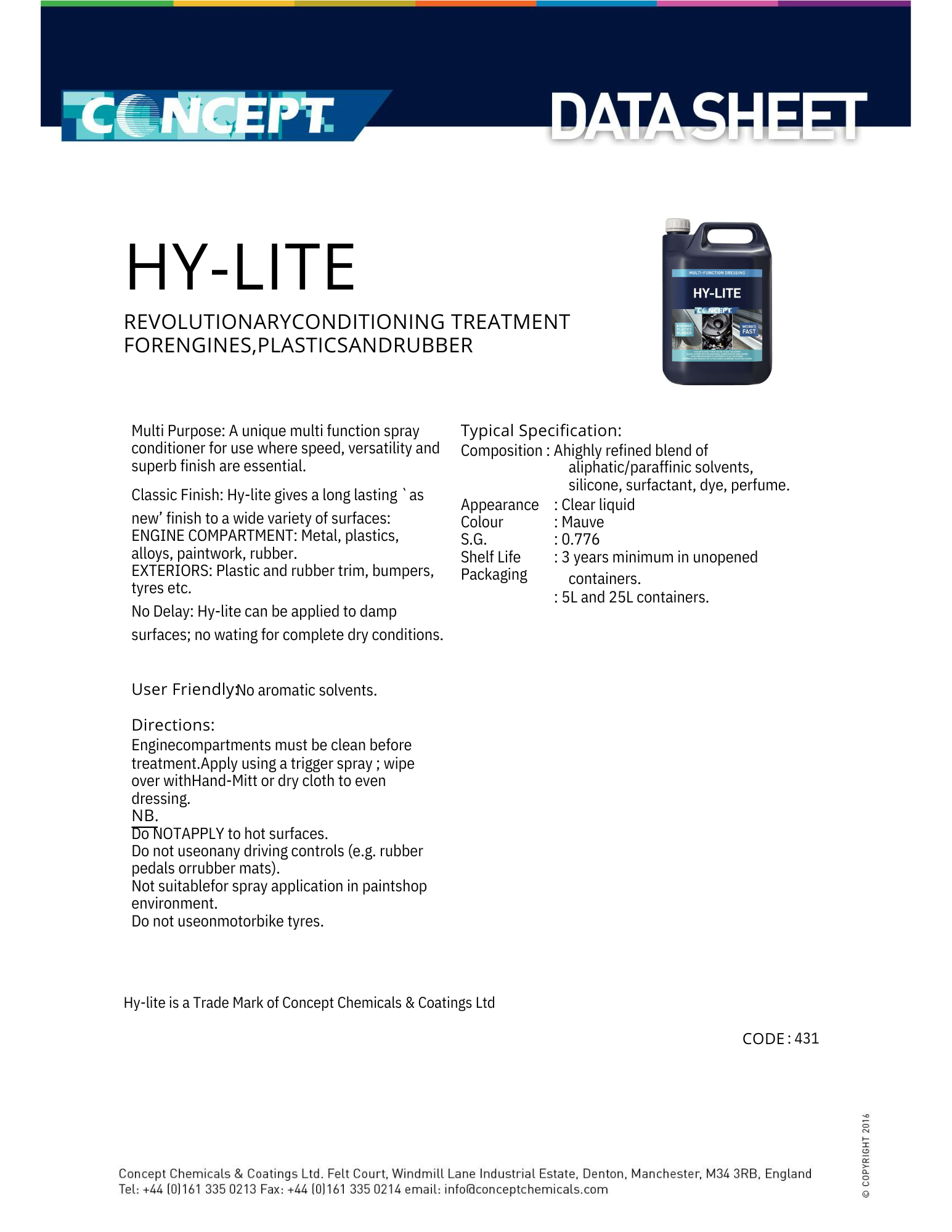 CONCEPT HY-Lite – Plast- og gummifornyer