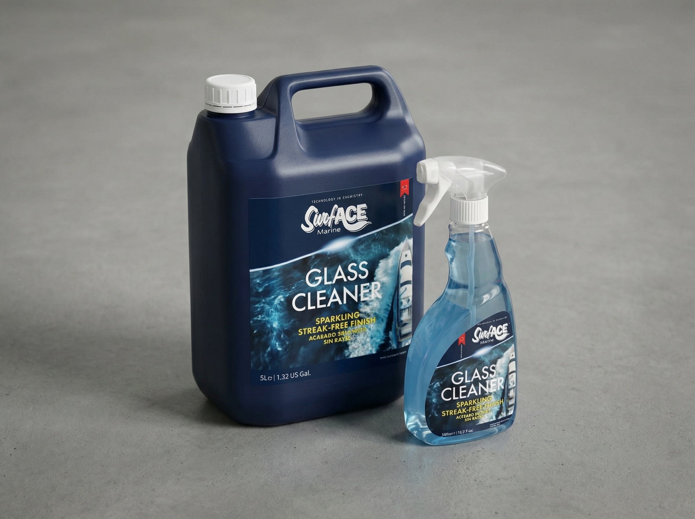 Surf-ACE Marine Glass Cleaner – Streakfri glassrens for båt
